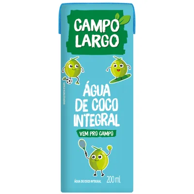 Água de Coco Campo Largo 200ml